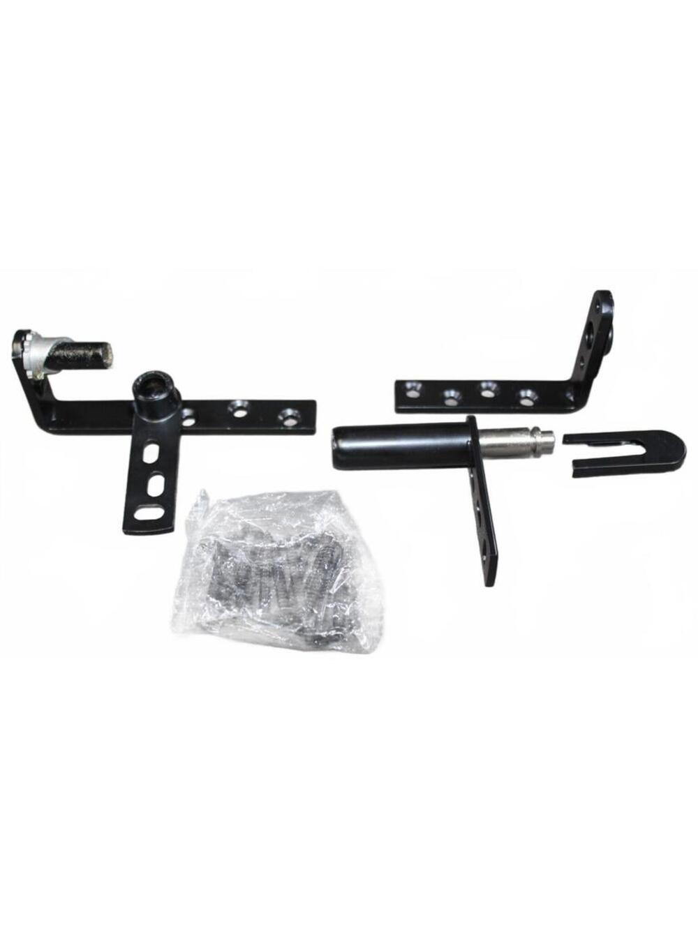 Black Heavy Duty Double Swing Saloon Door Gravity Hinge